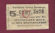 301223 - TICKET CHEMIN DE FER TRAM METRO - PAYS BAS HOLLANDE Haarlemsche Tramweg Maatschappij. 5 CENT. 3870 - Europa