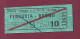 301223A - TICKET CHEMIN DE FER TRAM METRO - ITALIE SOCIETA ANONIMA ELETTRICITA Toscana - Ferrovia Duomo B 95639 - Europa