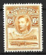 SOUTH AFRICA...." BECHUANALAND.."...KING GEORGE VI..(1936-52.)...." 1938.."....6d.....SG24.......MH..... - 1885-1964 Herrschaft Von Bechuanaland