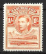 SOUTH AFRICA...." BECHUANALAND.."...KING GEORGE VI..(1936-52.)...." 1938.."....1/-.......SG25.......MH..... - 1885-1964 Bechuanaland Protectorate