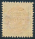 Iceland Islande Island 1902: 50 Aur Red/blue I GILDI Overprint, Fine Mint NH, Facit 58 (DCIS00009) - Ongebruikt