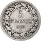 Belgique, Leopold I, 5 Francs, 5 Frank, 1833, Argent, TB, KM:3.1 - 5 Francs