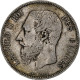 Belgique, Leopold II, 5 Francs, 5 Frank, 1867, Avec Point, Argent, TB, KM:24 - 5 Francs