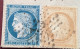 YT.60B Bon Type II+59 Cérés Lettre Adressé„LE MARQUIS EL GRILLO, ROMA“Paris étoile22 1874>Rome Italie (Italia Lettera - 1849-1876: Période Classique