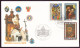 VATICAN ENVELOPPE COMMEMORATIVE 1988 CITTA DEL VATICANO RIENTRO ALLA S. SEDE - Cartas & Documentos