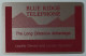 USA - BLUE RIDGE TELEPHONE - Project & Travel Calling Card - R - Sonstige & Ohne Zuordnung