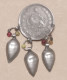 Iran  Pahlavi آویز زیبای لباس سنتی با سکه های پهلوی  Beautiful Traditional Dress Pendant With Pahlavi Coins - Irán