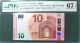 10 EURO SPAIN 2014 DRAGHI V009C5 VB000 SC FDS UNC. PMG 67 EPQ PERFECT - 10 Euro
