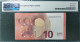 10 EURO SPAIN 2014 DRAGHI V009C5 VB000 SC FDS UNC. PMG 67 EPQ PERFECT - 10 Euro