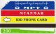 PHONE CARD MYANMAR 200 URMET (E83.24.8 - Myanmar