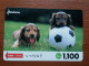 T-400 - JAPAN, Japon, Nipon, Carte Prepayee, Prepaid Card, Dog, Chien,  - Chiens