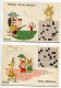 ILLUSTRATEUR BARBEROUSSE Lot 2 Cartes Jour Pluvieux Et PLaisir De La Chasse Mots Croisés  Avec Texte  Humour Se D07 2023 - Barberousse