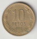 CHILE 2002: 10 Pesos, KM 228 - Chili