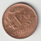 COLOMBIA 1967: 5 Centavos, KM 206a - Colombia