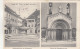 E1285) Stadt ST. VEIT A. D. Glan - - Tolle ZWEIBILD AK - Schüsserlbrunn Am Hauptplatz U. Portal Stadtpfarrkirche 1916 - St. Veit An Der Glan