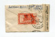 !!! REUNION, LETTRE PAR AVION DE 1944 POUR TANANARIVE AFFRANCH RECTO VERSO, AVEC CENSURE - Lettres & Documents