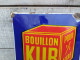 Ancienne Plaque Émaillée Bouillon KUB Émail Jean - Alimentaire