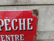 Ancienne Plaque Émaillée La Dépêche Du Centre En Vente Ici - Sonstige & Ohne Zuordnung