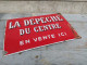 Delcampe - Ancienne Plaque Émaillée La Dépêche Du Centre En Vente Ici - Autres & Non Classés