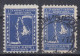 ⁕ YUGOSLAVIA 1936 ⁕ For Blind Girls 1 Din. Za Slijepe Djevojke ⁕ 2v MNH & Used / Charity Stamps - Cinderella Additional - Erinnophilie