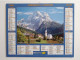 CALENDRIER 2008 ALMANACH DES POSTES TELEGRAPHES TELEPHONES PTT  Courchevel Savoie & Dolomites Italie - Tamaño Grande : 2001-...