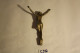 C312 Ancien Jésus En Métal - Objet De Dévotion - Religious Art