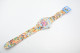 Delcampe - Watches : SWATCH - Sprinkled - Nr. : ASUOW705 - Oversized - Original With Box - Running - Excelent - 2013 - - Watches: Modern