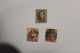 Lot 3 Timbres - Belgique - N° 10 & 12 - 1849-1865 Medaillen (Sonstige)