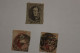 Lot 3 Timbres - Belgique - N° 10 & 12 - 1849-1865 Médaillons (Autres)