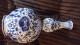Delcampe - VASE ANCIEN DE CHINE BLEU  BLANC PIVOINE 18 CM HT 老中国青花牡丹花瓶 - Asiatische Kunst