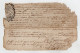 VP22.888 - Cachet De Généralité De MOULINS - Acte De 1720 - Seals Of Generality