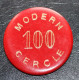 Jeton Du Cercle De Jeux "100 / Modern Cercle" à Avignon - Gambling Club Token - Casino - Casino