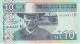 BILLETE DE NAMIBIA DE 10 DOLLARS DEL AÑO 2001 EN CALIDAD EBC (XF)  (BANKNOTE) GACELA-DEER - Namibia