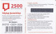 ARMENIA - ArmenTel Prepaid Card 2500 AMD, Exp.date 31/12/08, Mint - Arménie