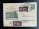 EAST GERMANY DDR 1957 POSTCARD OELSNITZ TO UTRECHT 28-05-1957 OOST DUITSLAND DEUTSCHLAND - Postcards - Used