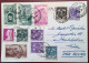 Monaco Entier Postal Carte Postale 1f50 Violet Louis II Cad 1948>Sweden, Storch K1 (postal Stationery - Postal Stationery