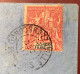 „BRAZAVILLE 1907“mixte Type Groupe+Femme Bakalois(1900)lettre-R.locale ! Affaires Indigènes (French Congo Cover Elephant - Cartas & Documentos