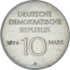 Monnaie, République Démocratique Allemande, 10 Mark, 1974, Berlin, SUP - Andere & Zonder Classificatie