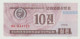 Banknote North Korea - Noord Korea 10 Chon (1988) 1995 UNC - Corée Du Nord