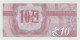 Banknote North Korea - Noord Korea 10 Chon (1988) 1995 UNC - Corée Du Nord