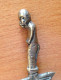 Delcampe - Kris Miniature En Bronze. Poignée En Forme D'idole. Indonésie. (H22) Taille 16,5 Cm - Armes Blanches