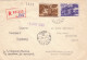 Russia USSR 1948 Registered Cover Moscow -> Nyköping Sweden; Restoration Of Economy 30 Kop & 1 Rub Mi 1172/1177 (x86) - Briefe U. Dokumente