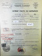 1954 REVENUE / MARCHE CONSOLARI ITALIA / FRANCIA Su Estratto Nascita A AUBAGNE - S6131 - Steuermarken