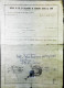 1957 REVENUE / MARCHE CONSOLARI ITALIA Su Documento Foglio Congedo - S6135 - Revenue Stamps