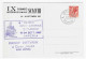 CHESS Italy 1967, Imperia - Violet Private Chess Cancel On Commemorative Postcard - Echecs
