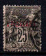 Levant  - 1886 - Tb De France Surch - N° 4 - Perforé - Perfin - Oblit - Used - Gebruikt