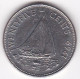 Bahamas . 25 Cents 1969, Elizabeth II, Bateau à Voiles ,  En Nickel, KM# 6 - Bahamas