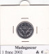 MADAGASCAR 1 FRANC  ANNO 2002  COME DA FOTO - Madagaskar