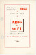 Programme Arbre De Noel Hotel De Ville De Paris 1954 - Programmes