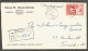 1963 Corner Card Cover Registered 25c Chemical CDS Brussels Ontario To Toronto - Postgeschiedenis